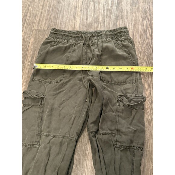 GARAGE Cargo Jogger Pants Women S Green Tapered Activewear Casual-Stylish-Fun - Picture 6 of 9